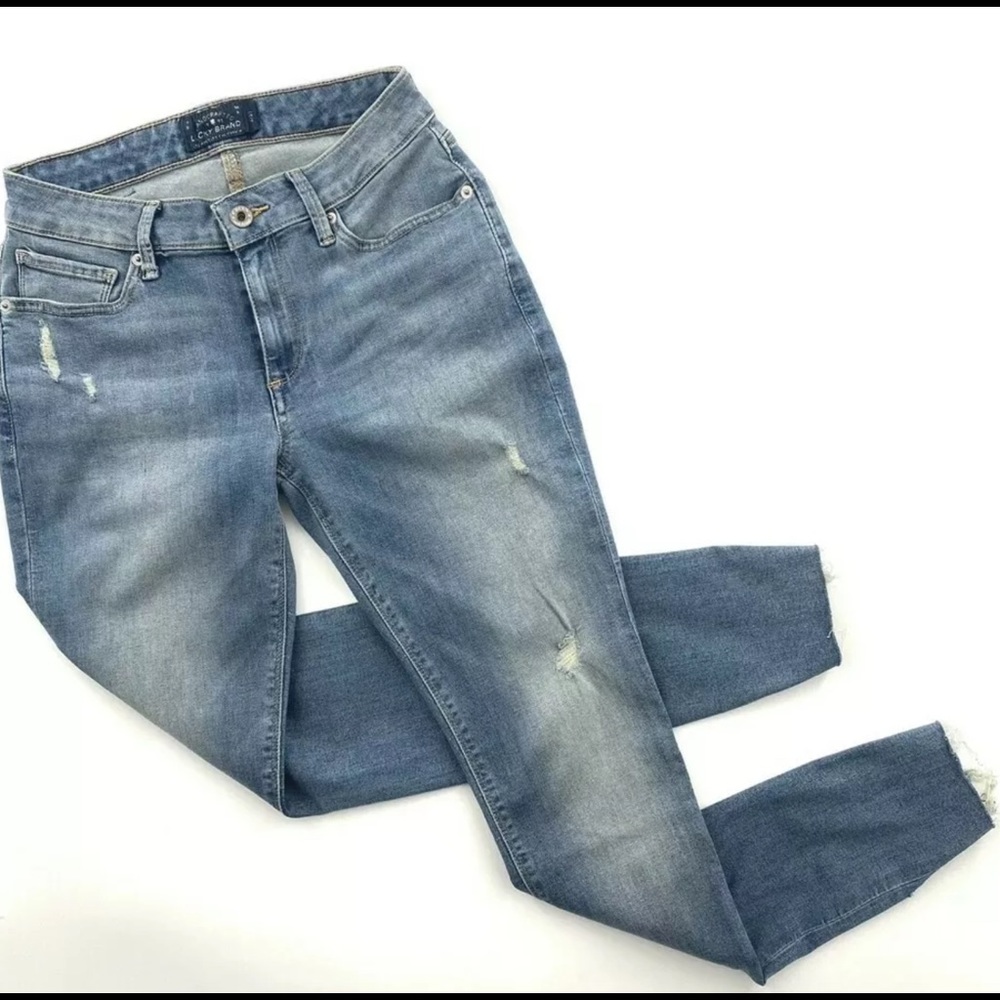 ❌️SOLD❌️Lucky Brand Women's Super Skinny Jeans Size 4/27 Medium Wash Mid Ris